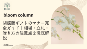 胡蝶蘭ギフトのマナー完全ガイド｜相場・立札・贈り方の注意点を徹底解説に関するコラム記事画像